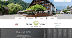 Desktop Screenshot of krone-sarnen.ch